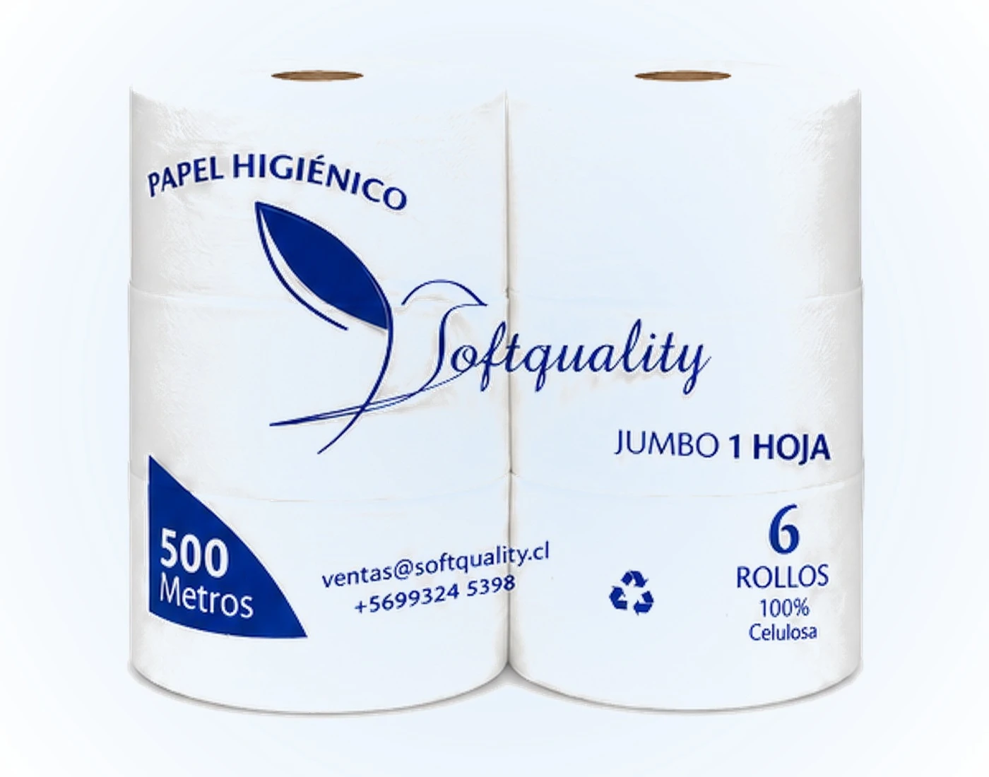 Higiénico Jumbo 1 Hoja 6x500 mts